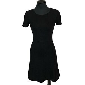 Madewell Black Knit Midi Dress - Women’s XS